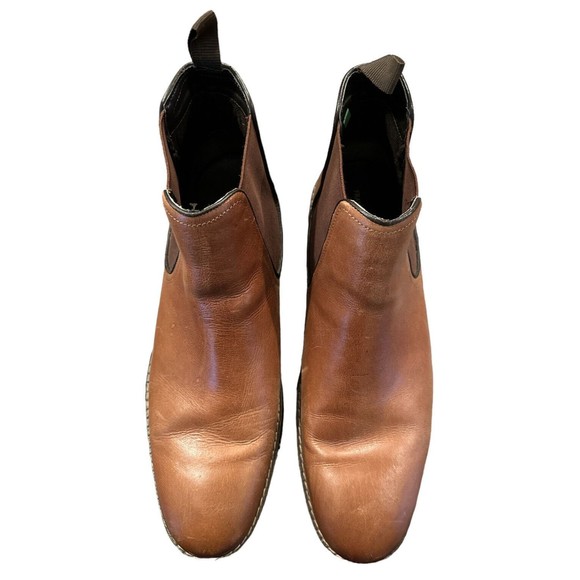 Franco Fortini Men's Trevor Chelsea Leather Ankle Boots Size 13 EUC - Picture 6 of 6